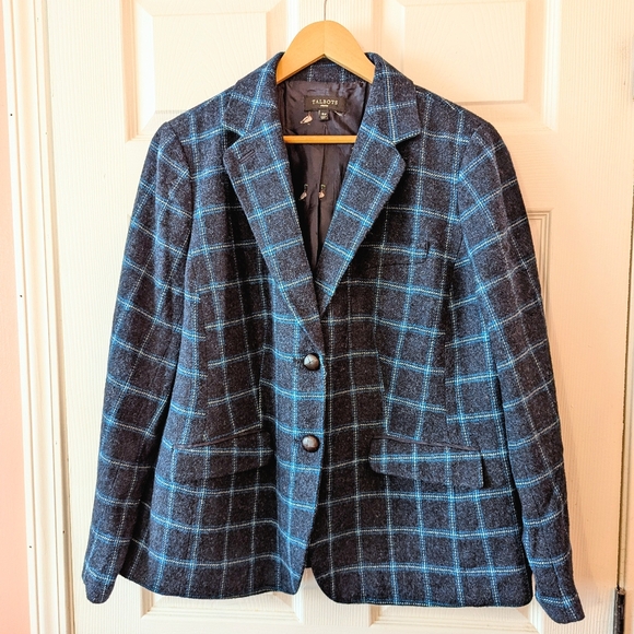 Talbot's Wool Plaid Blazer (s16) - Picture 1 of 9